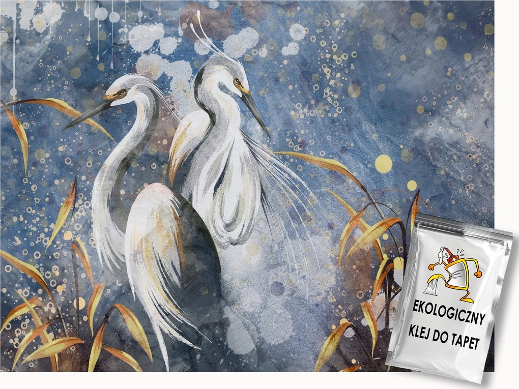 Fotótapéta Flizelina Absztrakt Természet Madár Kócsag 350x250 ragasztó