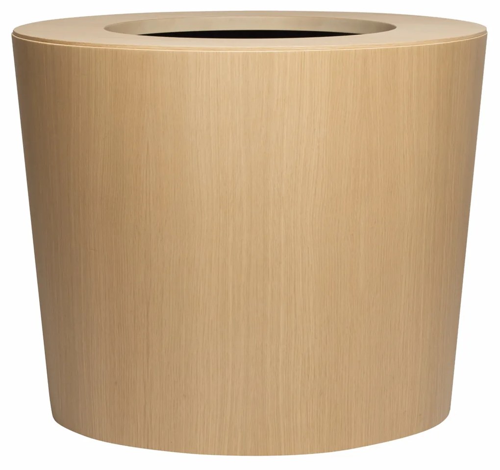 Fából készült önöntöző ültetőgép ARC, alacsony, többféle változatban - Hobby Flower méretek: Ø61 x 51, szín: sötét tölgy