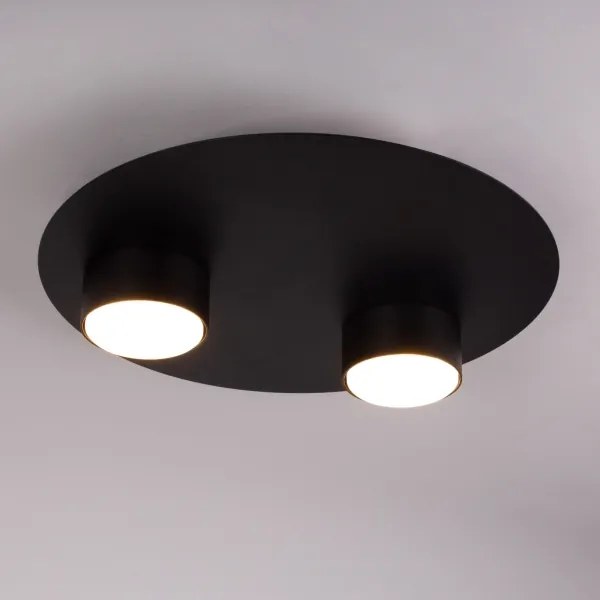 Mennyezeti lámpa STAR 2xGX53/12W/230V fekete