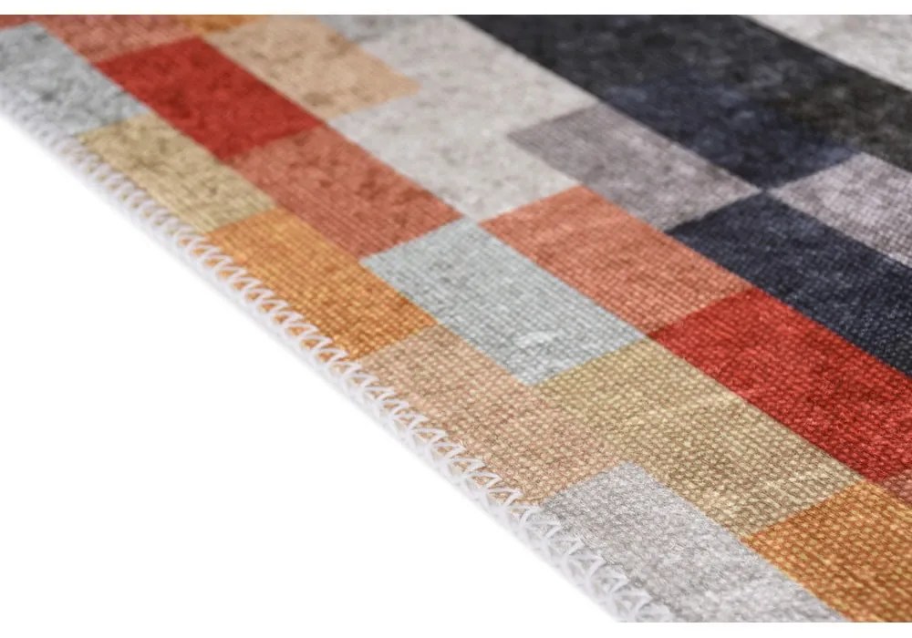 Narancssárga-szürke mosható szőnyeg 120x180 cm Blocks of Fun – Vitaus