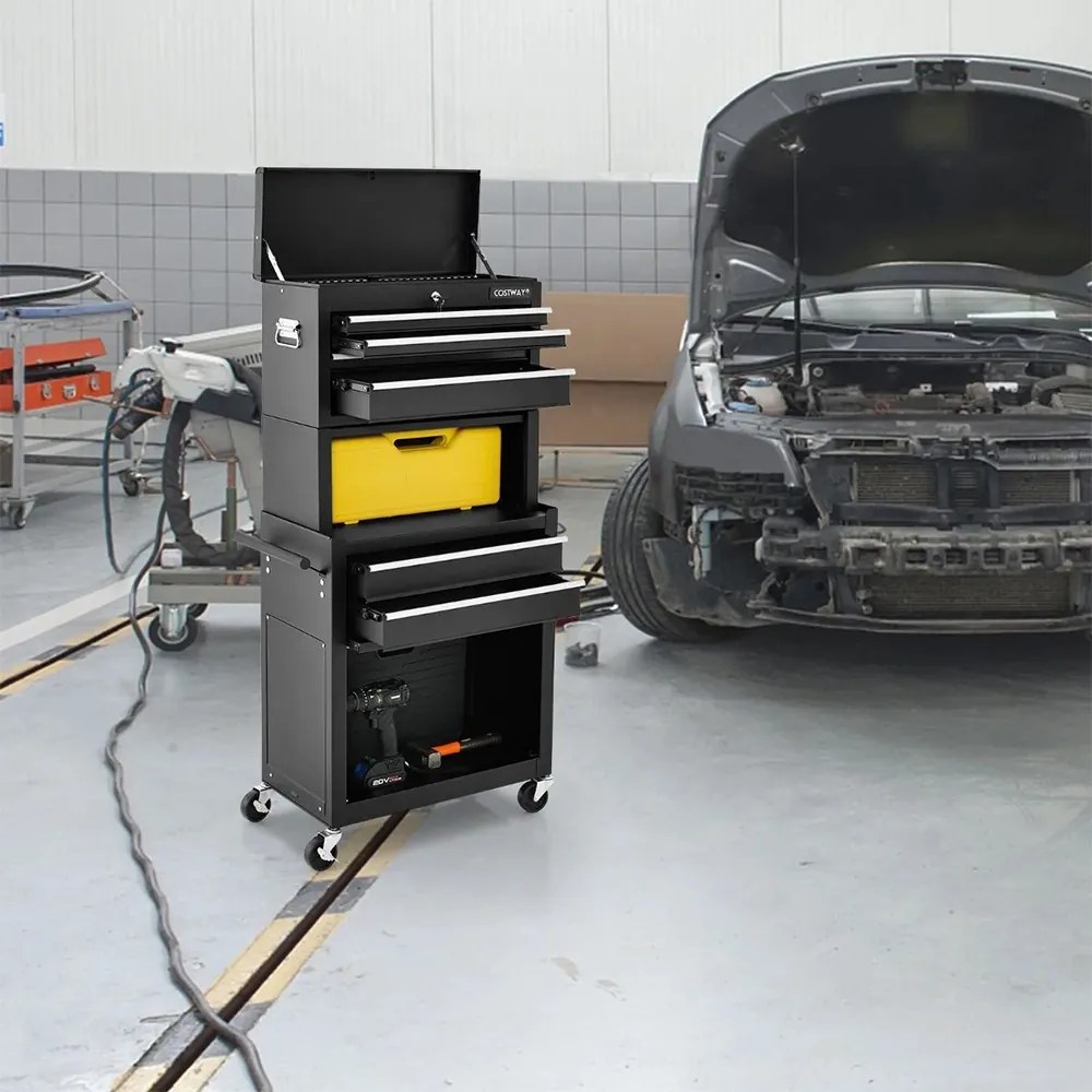 2 az 1-ben gurulós szerszámosláda