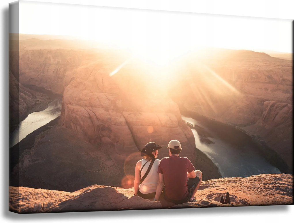 Vászonkép Grand Canyon Pár Nap Folyó 60x40