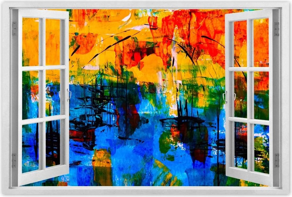 Poszterek 60x40 Absztrakt Nyilas