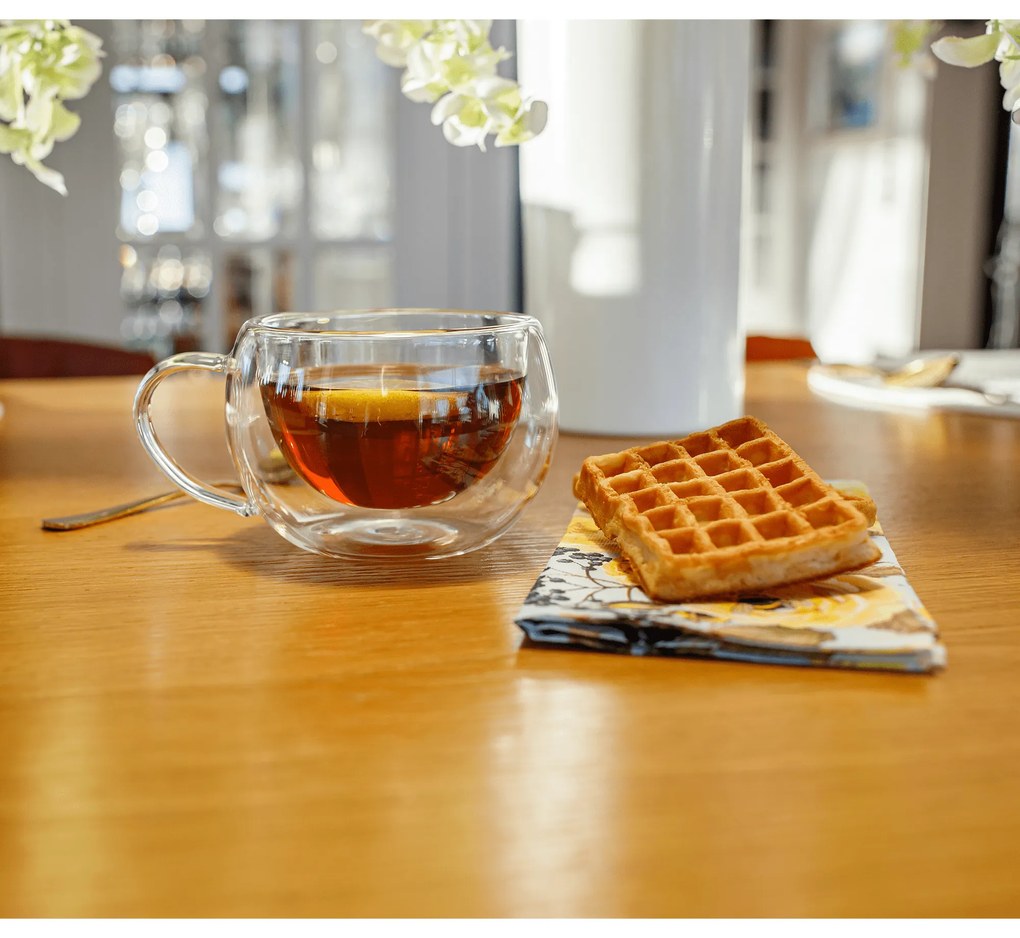 Thermo cappuccino pohár csésze, 2db, 280ml, HOTCOOL TYP 1
