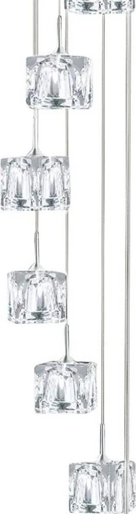 Függeszték Króm ICE CUBE SEARCHLIGHT 6778-8-LED