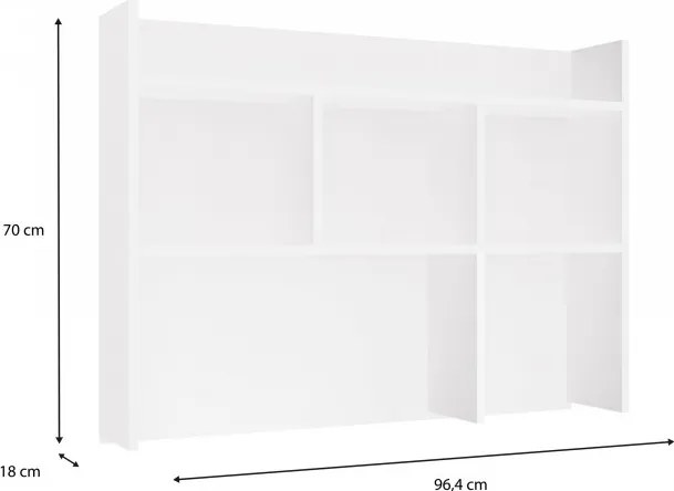 Íróasztal hosszabbító 100 cm CULLMAN - fehér