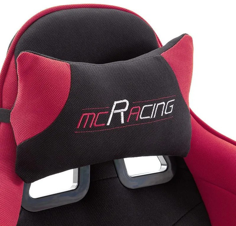 McRacing 1 forgószék piros fekete