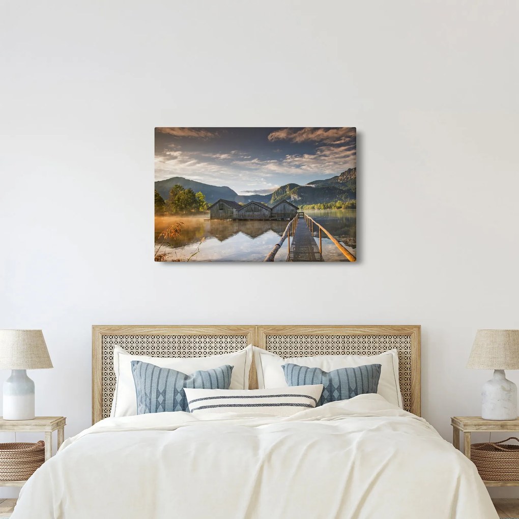 Tó képe (90x60 cm)