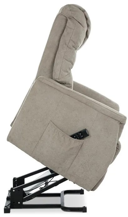 Elektromos Fekvőfotel, Bézs Szövet. TV-1171 CAP2