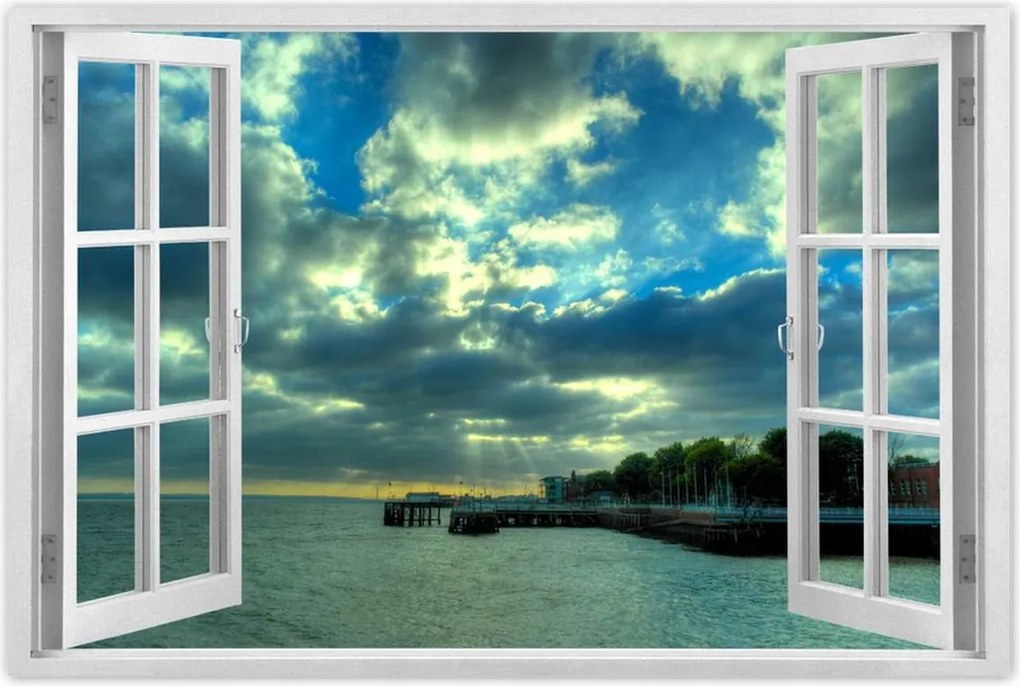 Poszterek 90x60 Naplemente a tengerparton