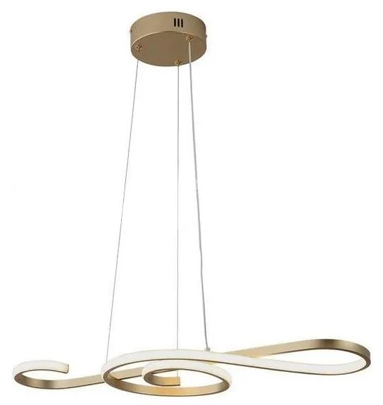 LED Csillár zsinóron LED/18W/230V 3000K arany