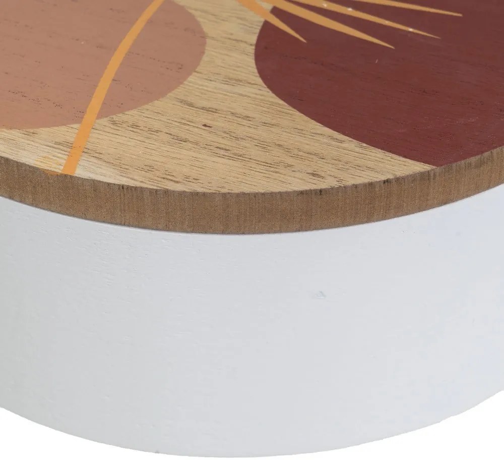 Fedeles dekoratív tárolódoboz szett 2 db-os ø 17x6,5 cm – Casa Selección