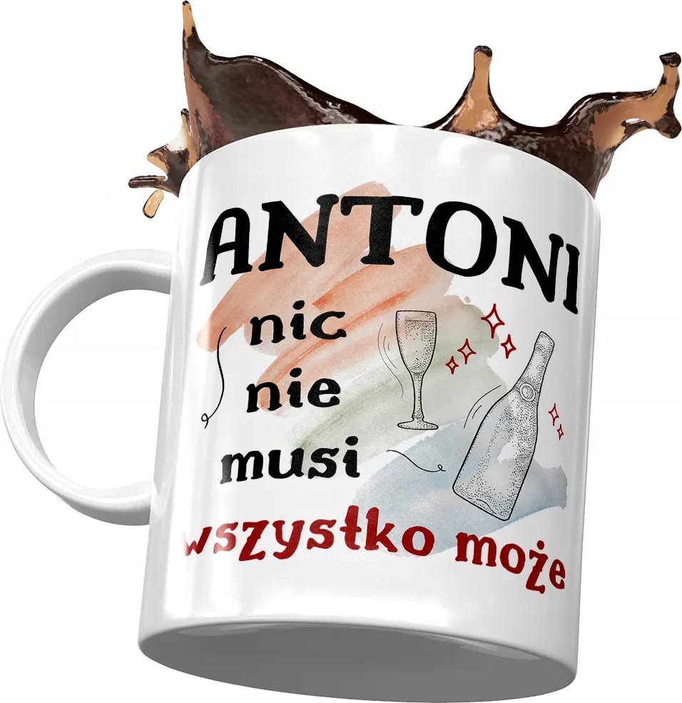 Bögre Antal Barát Kolléga Ajándék Nyomtatott Fotóval