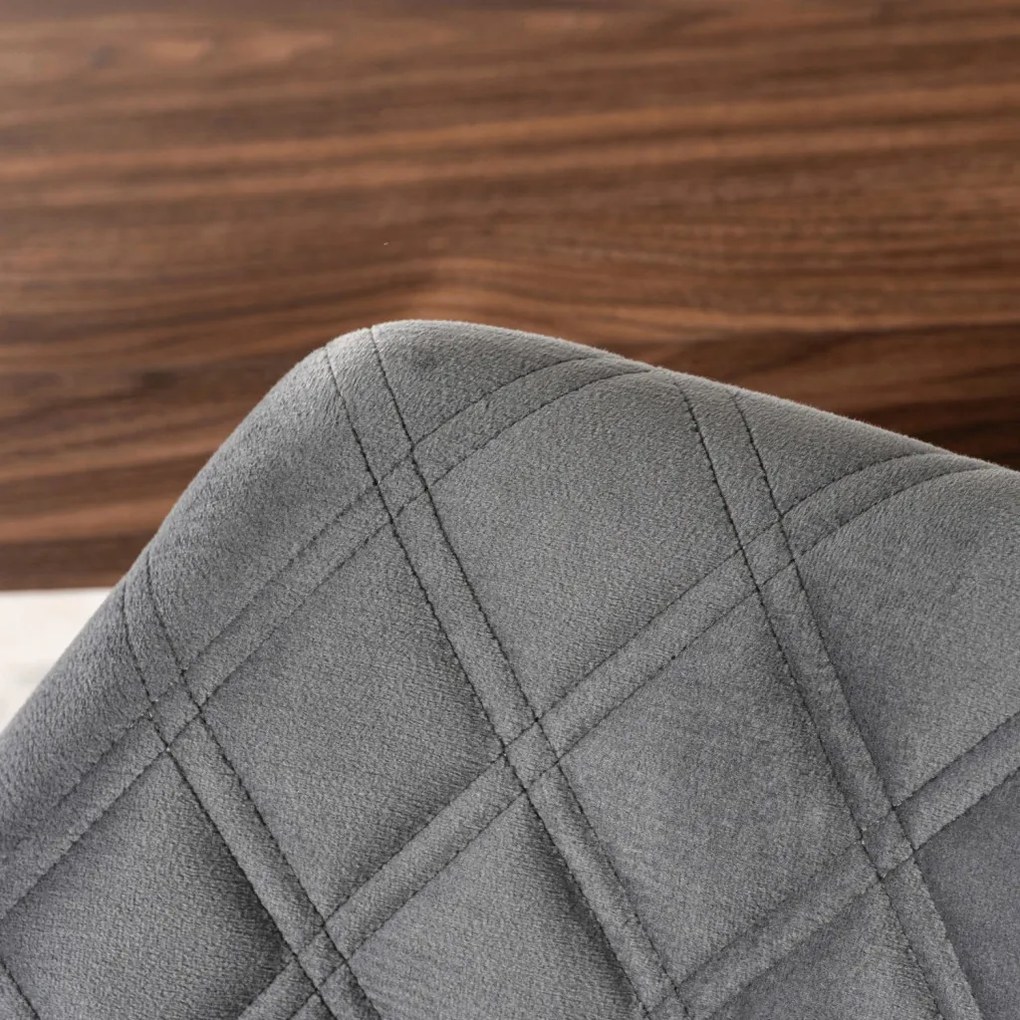 Szürke Bársony Étkezőszék. LUISE