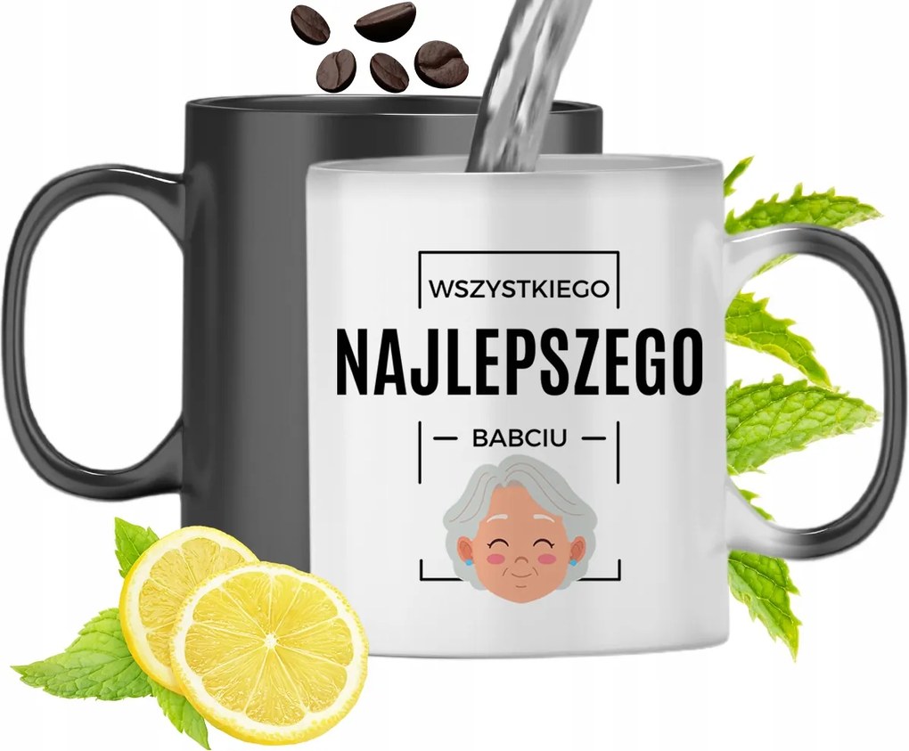 Mágikus Bögre Nagymamáknak Színváltós Nyomtatott Fényképpel