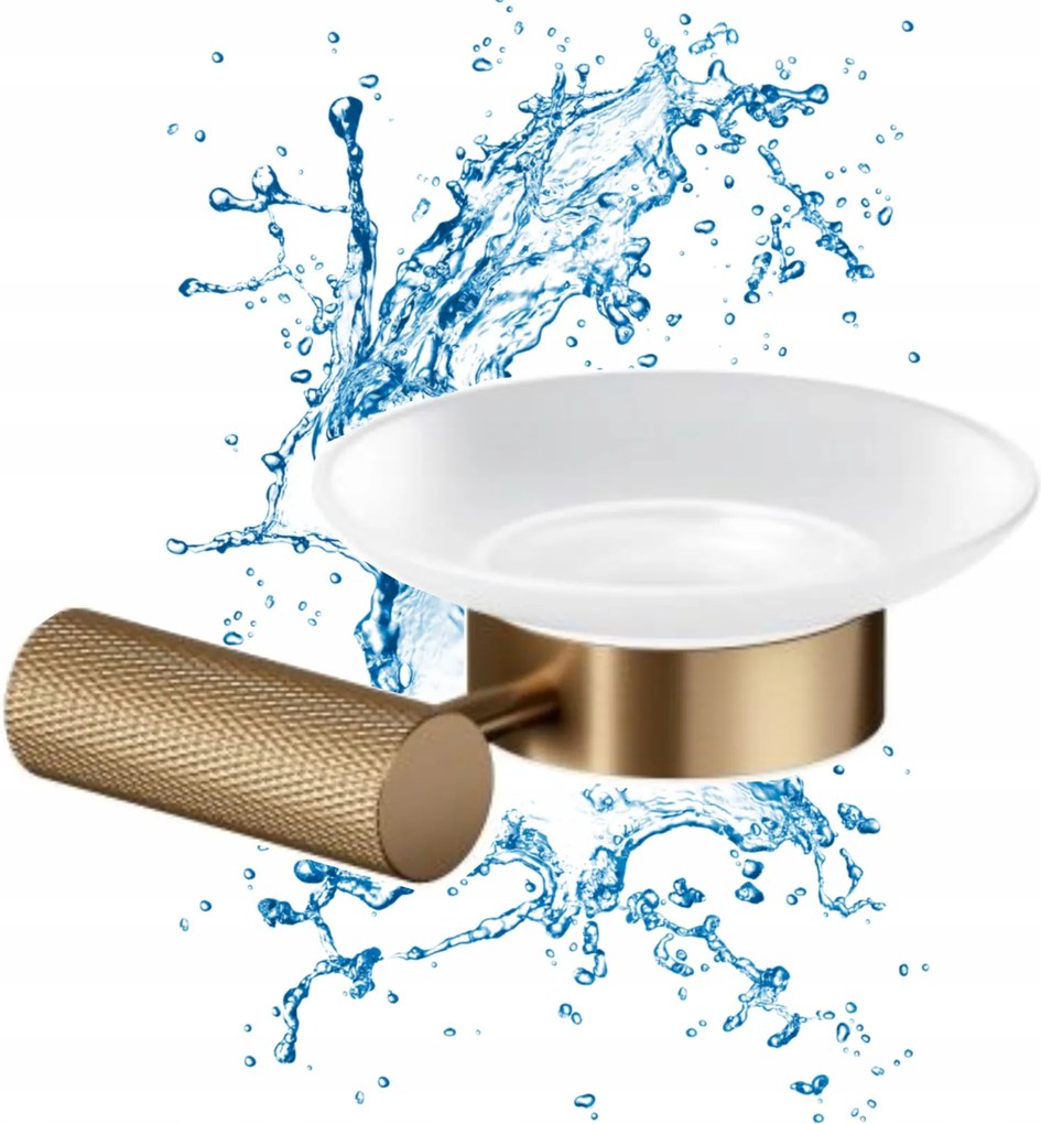 Cersanit Zen szálcsiszolt réz fali szappantartó S951-895