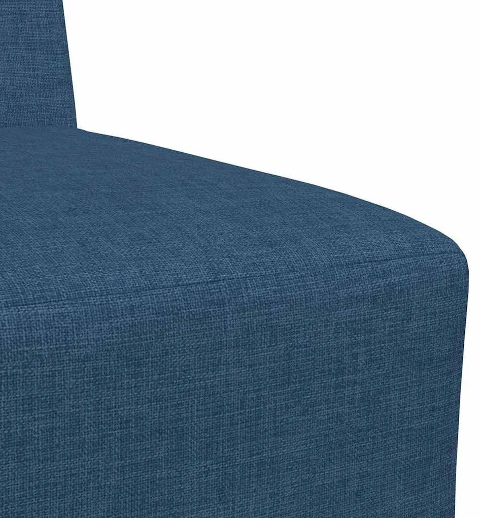 Karfa Nélküli Modularis Kanapé Egység 2 pcs Kék 55 x 74 x 82 cm