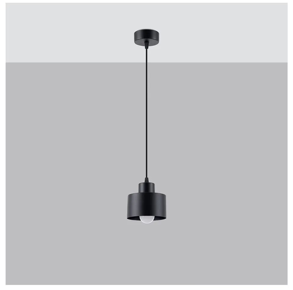 Fekete függőlámpa ø 12 cm Alastro – Nice Lamps