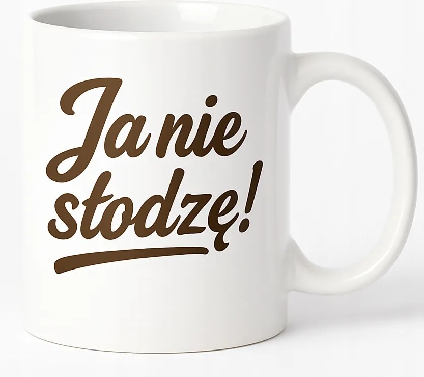 Bögre Cukorbetegeknek ajándék kerámia bögre felirat Én Nem Édesítek