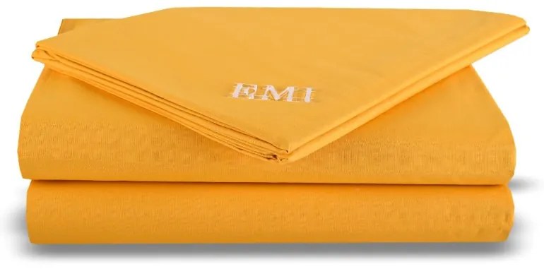 EMI Standard narancssárga színű lepedő, Fix lepedő 140x220