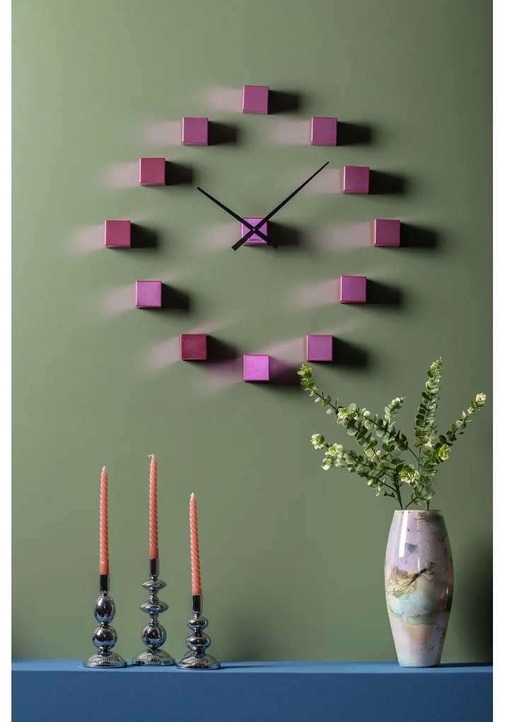 Karlsson KA5974PI design falióra rózsaszín, 80 cm átmérővel