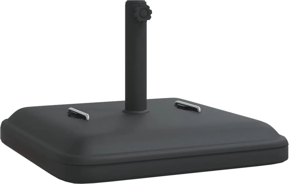 vidaXL fogantyús négyszögű napernyőtalp rúdhoz Ø38 / 48 mm 27 kg