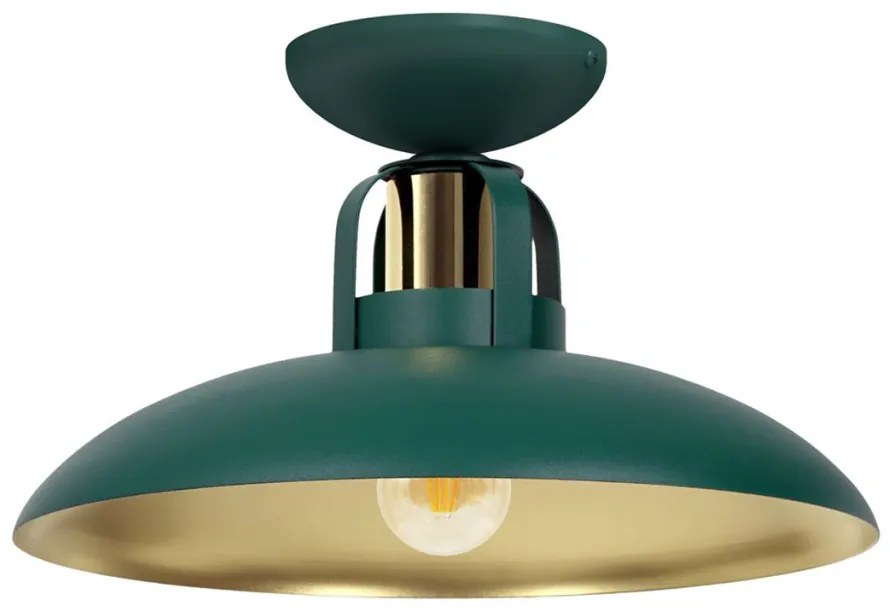 MILAGRO MLP7708 FELIX Loft Mennyezeti Lámpa Zöld, Arany E27 IP20