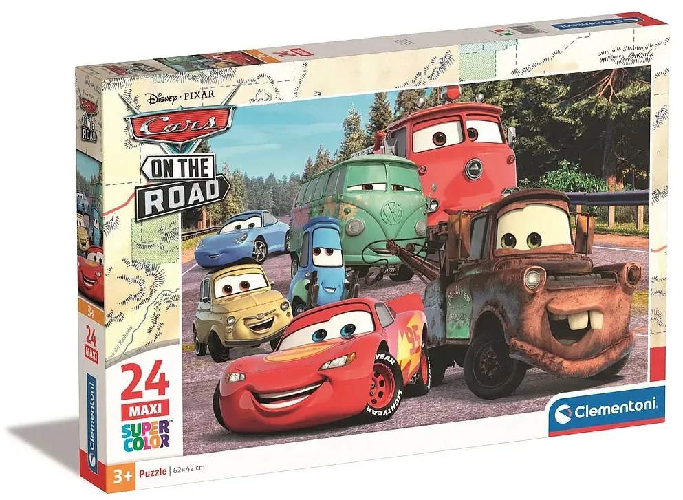 Disney Verdák Road Trip 24 db-os maxi puzzle Clementoni