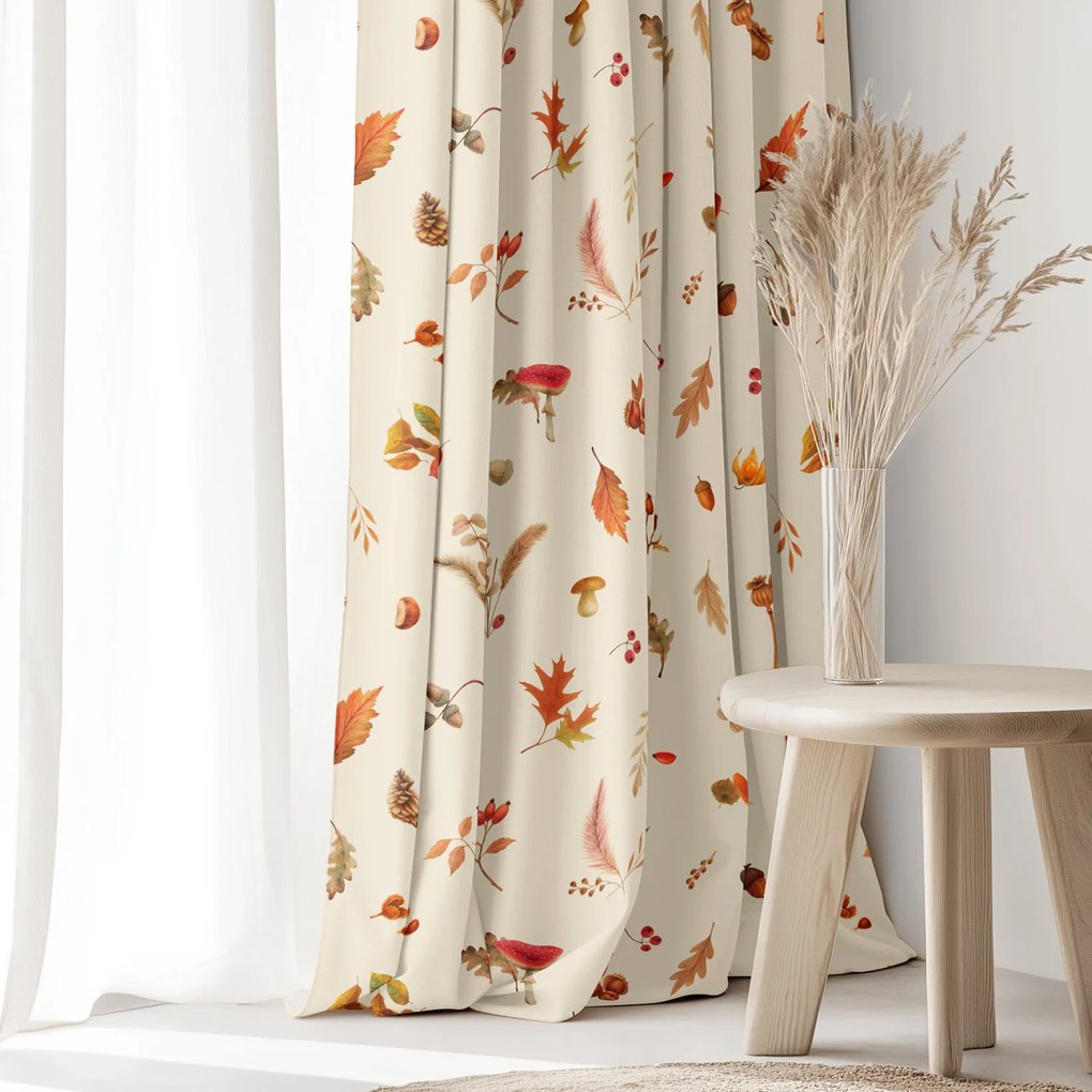 Goldea dekoratív drapéria - őszi természet 200x150 cm