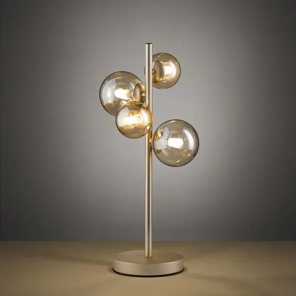 Wofi 8014.04.14.9000 - LED asztali lámpa 4xG9/3W/230V arany