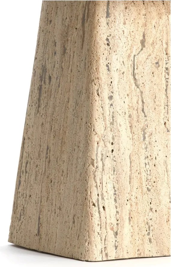 Tárolóasztal kő asztallappal 45x45 cm Kepami – Light &amp; Living