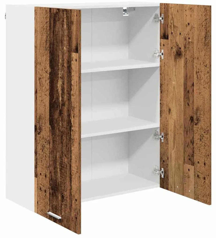 Függő szekrény polcokkal Riga Öreg fa 80 x 31 x 100 cm Faanyag