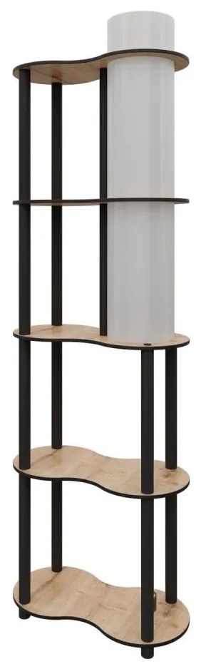 Polcos állólámpa NOTO 1xE27/40W/230V bézs/fekete