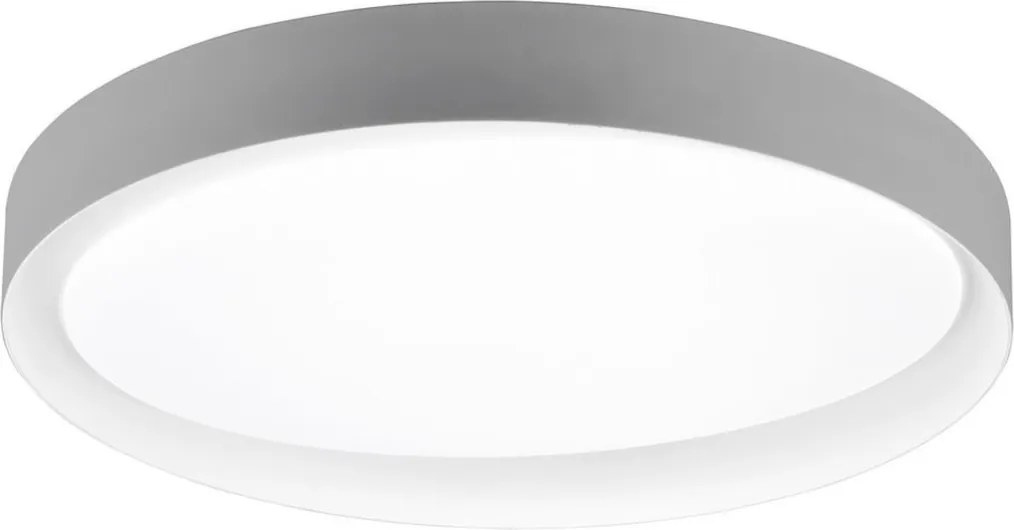 TRIO R62712411 ZETA Kerek Mennyezeti Lámpa Szürke LED IP20
