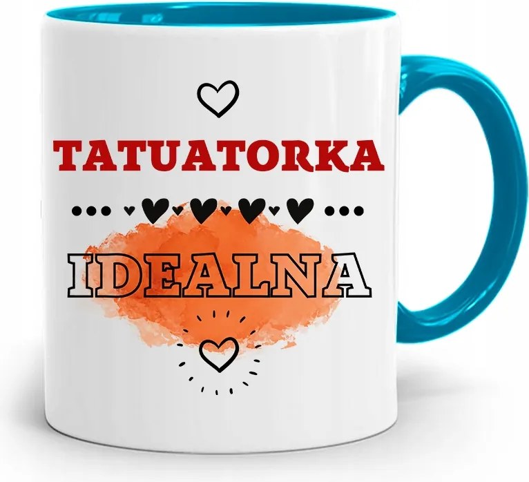 Tetoválóknak Tetováló Bögre Kék Ajándék fényképes nyomtatással