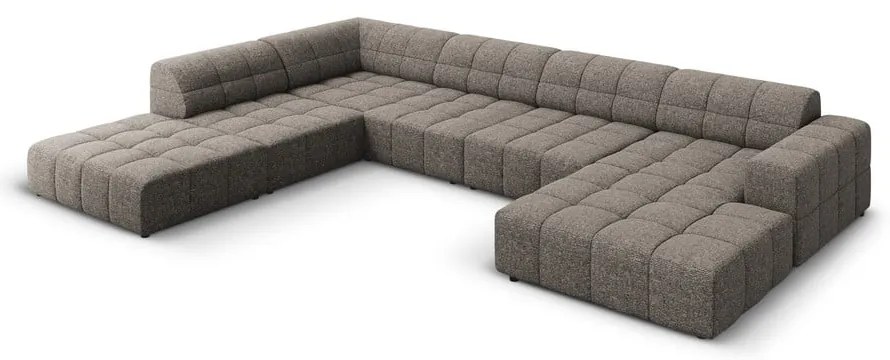 Sötétszürke sarokkanapé (bal oldali-U alakú) Chicago – Cosmopolitan Design