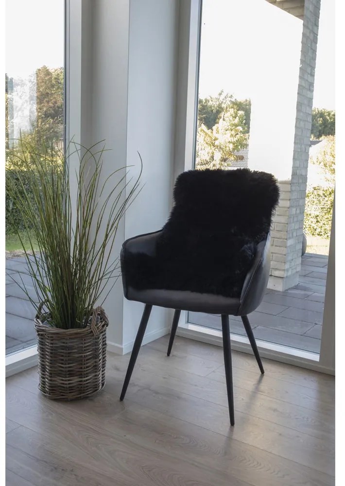 Báránybőr, fekete, 50x85 cm