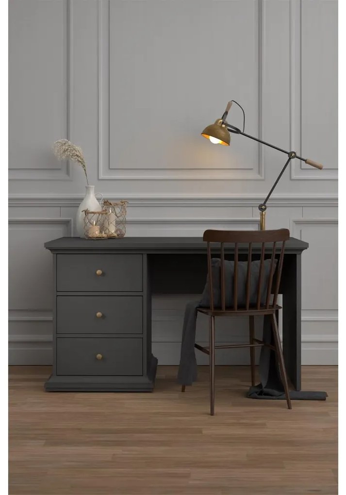 Provence íróasztal, szürke