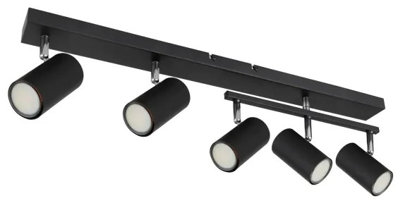 Globo 57911-5B - spotlámpa ROBBY 5xGU10/35W/230V fekete