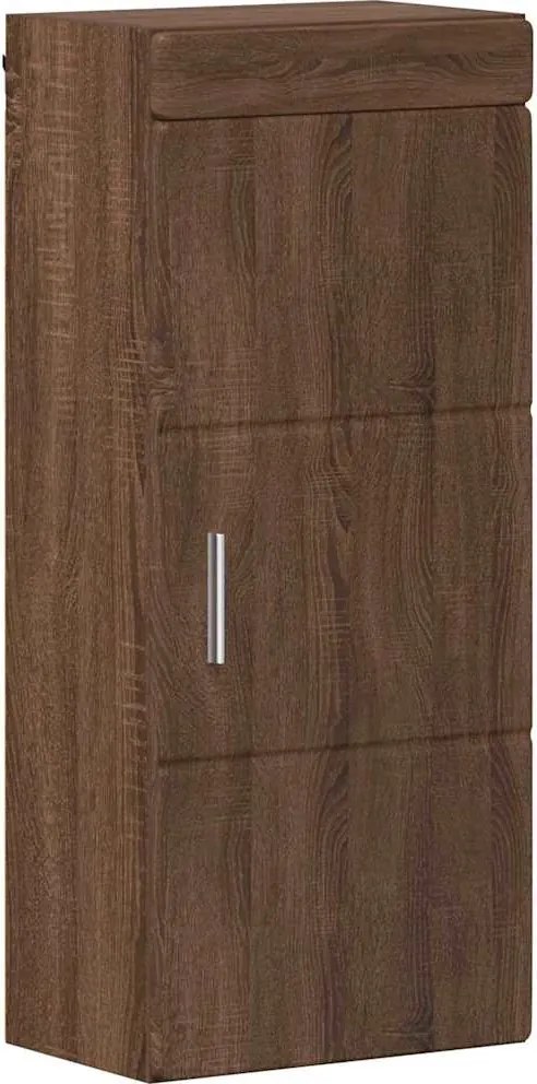 vidaXL Fürdőszobai faliszekrény TULUM Barna Tölgy 37 x 24,5 x 86 cm