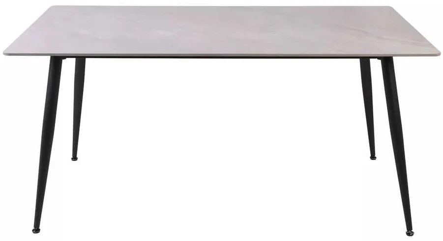 Rion étkezőasztal 160 x 90 cm, szürke / fekete