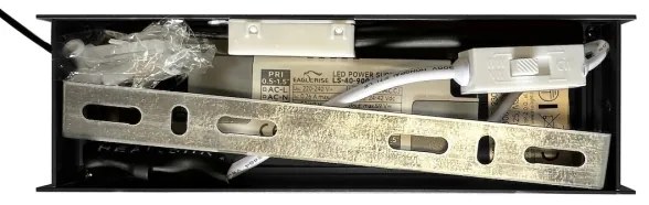 LINEA LED kábeles függeszték 36W/230V 3000/4000/5700K CRI 90 fekete