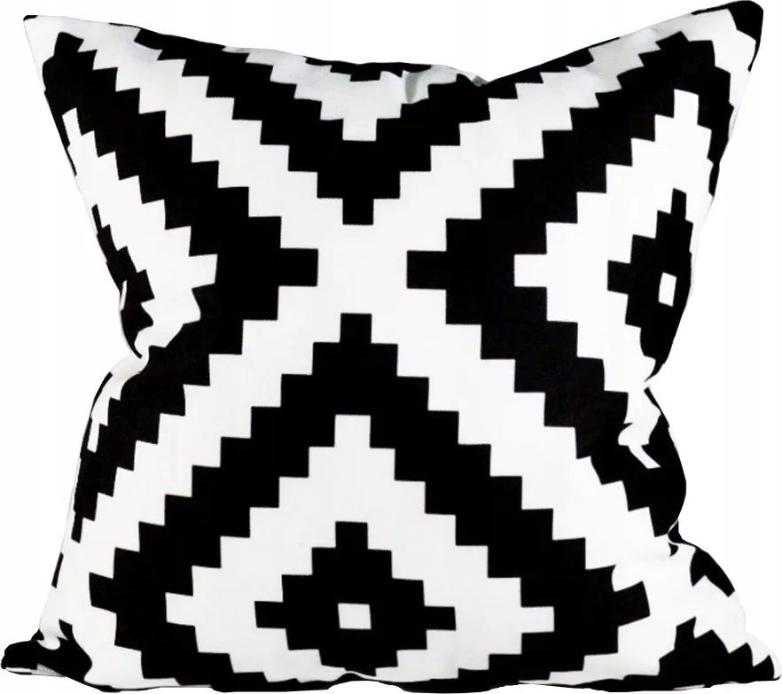 Ágyneműhuzat 40x40 fekete fehér Pixel