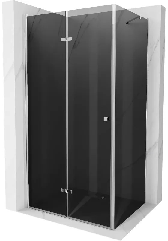 Mexen Lima zuhanykabin 70x120cm, 6mm üveg, króm profil-szürke üveg, 856-070-120-01-40