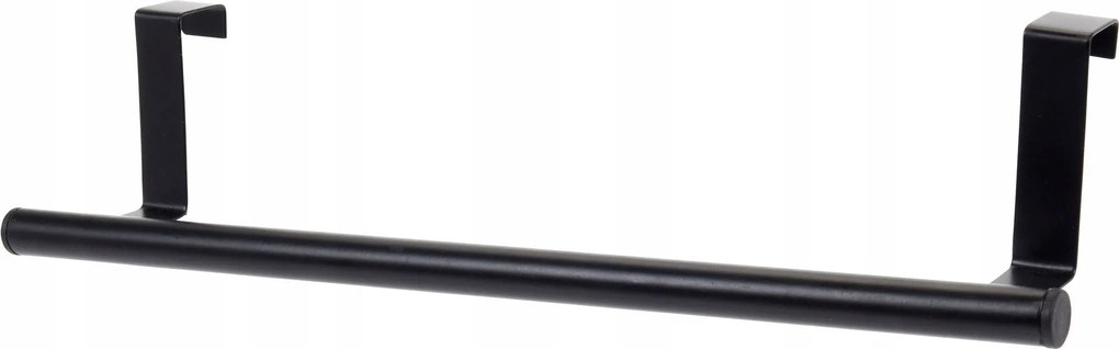 Konyhai Akasztó, Fekete Fém, Előlapos Törlőkendőtartó