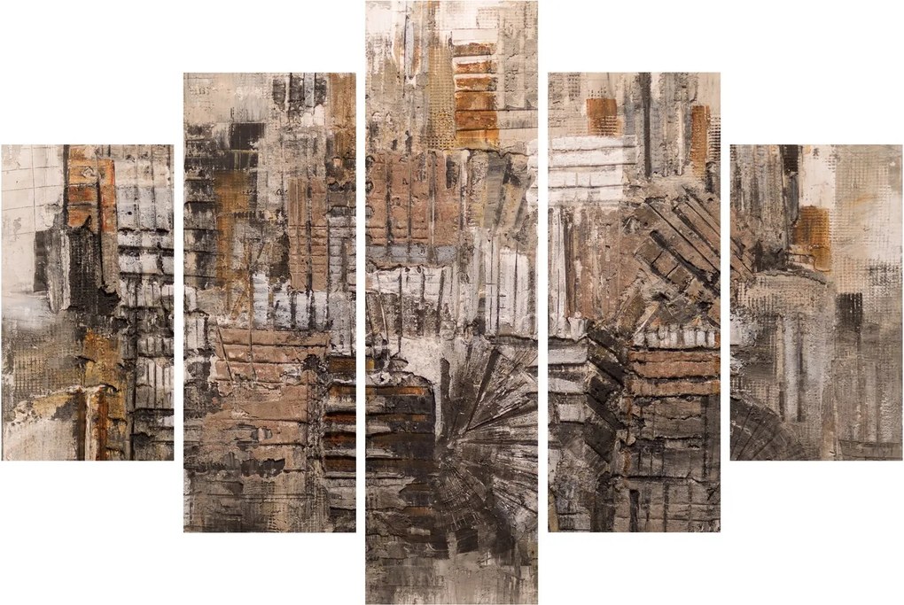Kép - absztrakció barna tónusokkal (150x105 cm)