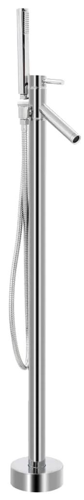 vidaXL szabadon álló rozsdamentes acél kádtöltő csaptelep 110 cm