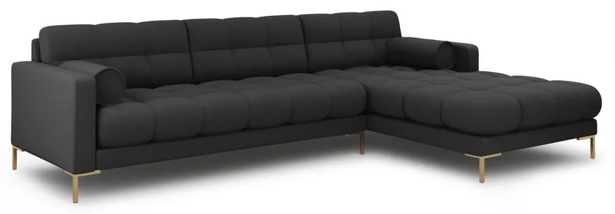 Sötétszürke sarokkanapé (jobb oldali) Bali – Cosmopolitan Design