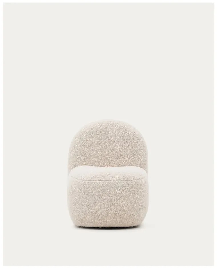 Fehér buklé gyerek fotel Bucky – Kave Home