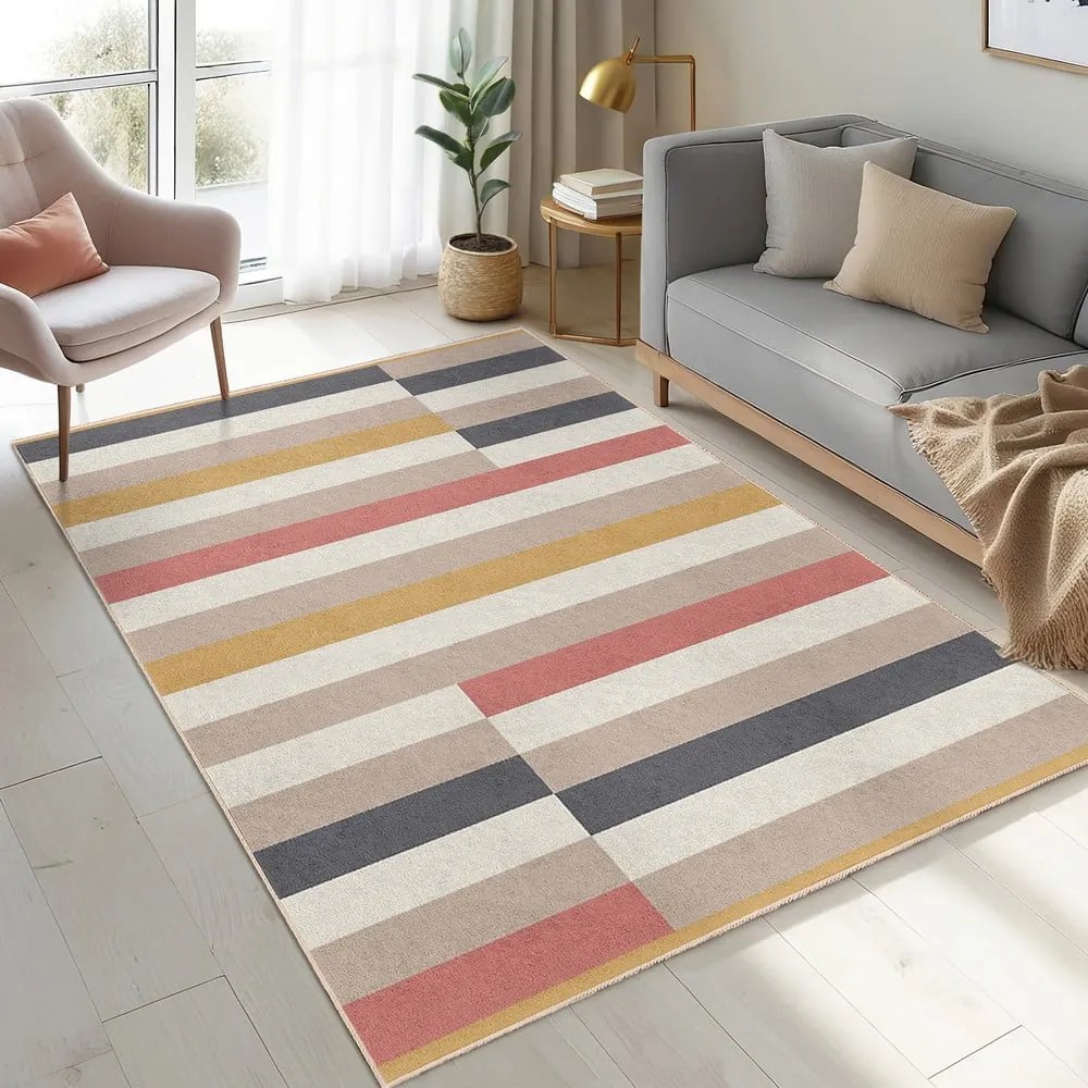 Mosható futószőnyeg 60x230 cm Rosy Bandas – Mila Home